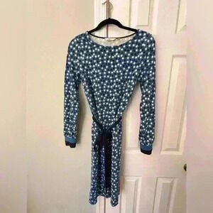 Boden Women’s 8R Blue Star Dress with tie sash